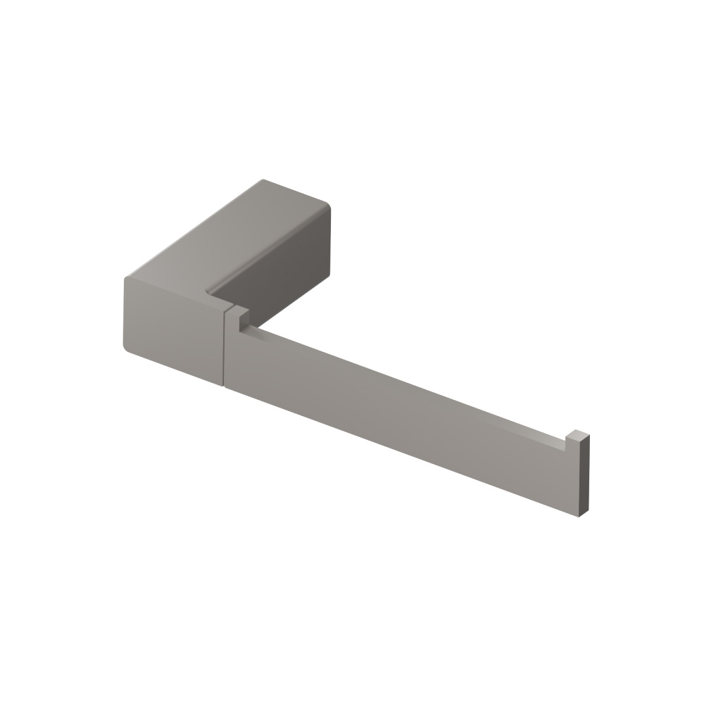 Brass Toilet Paper Holder | Steel Grey