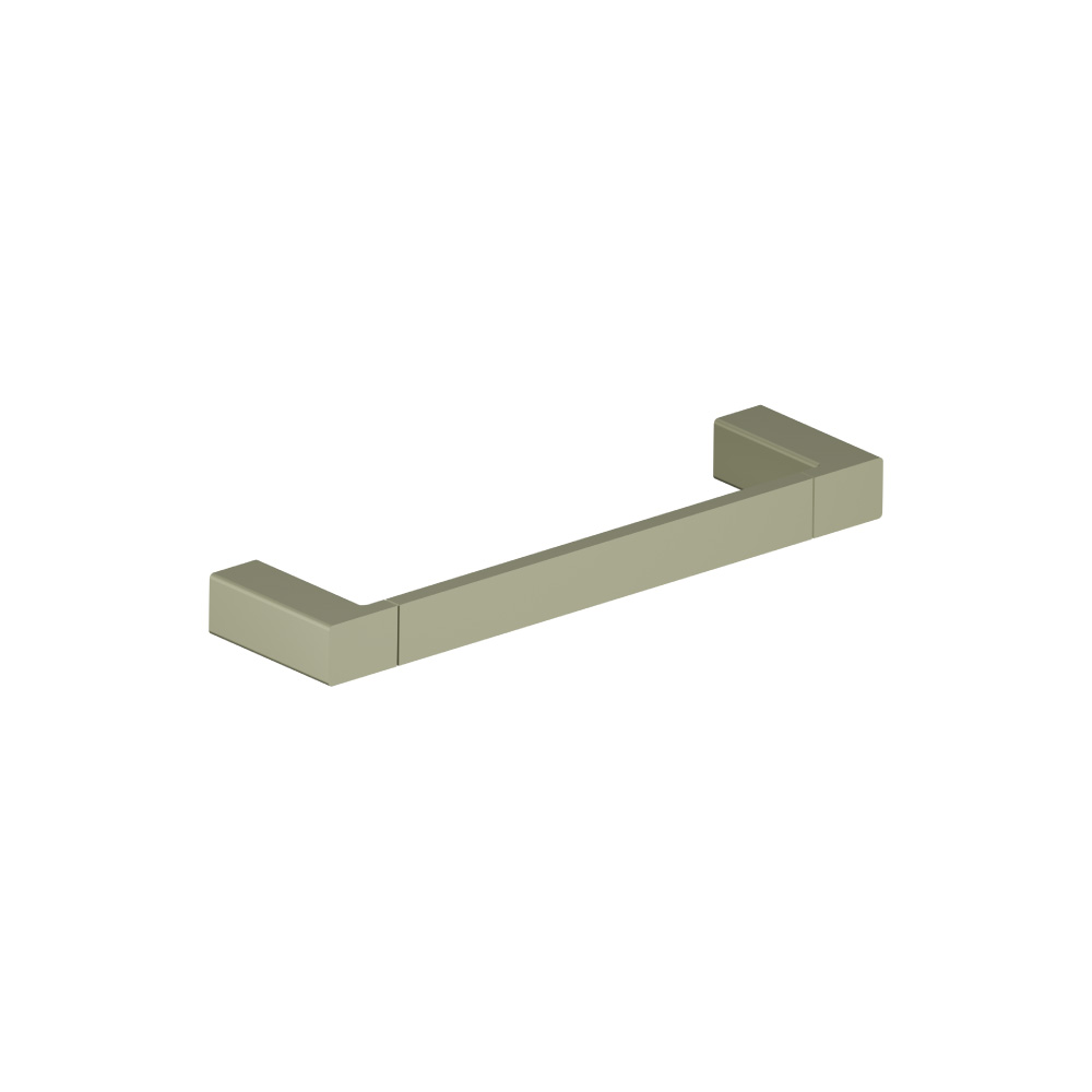 Brass Towel Ring / Mini Towel Bar - 8" | Army Green