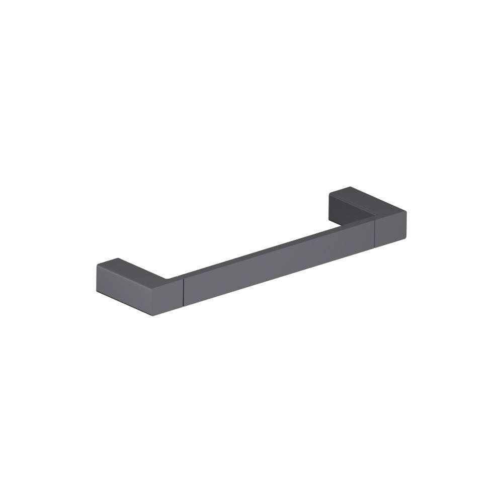 Brass Towel Ring / Mini Towel Bar - 10" | Dark Grey