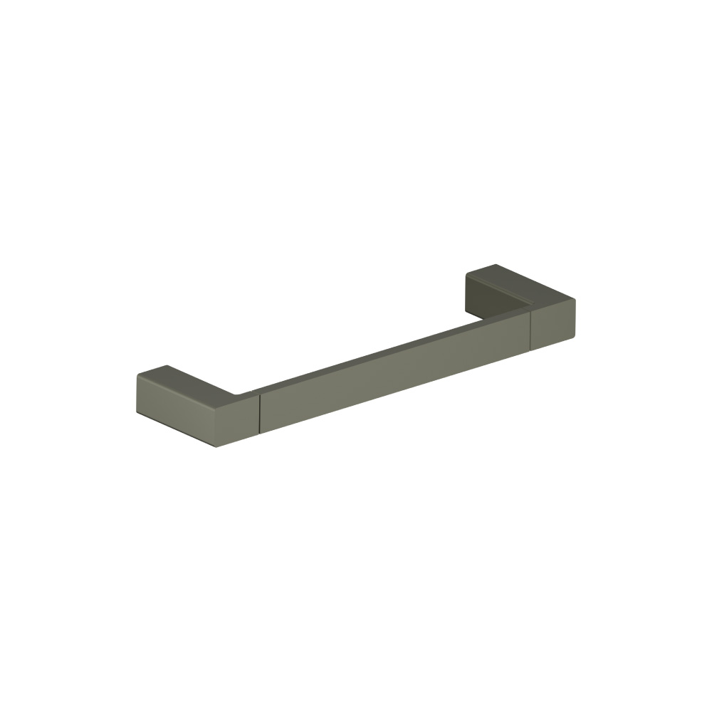 Brass Towel Ring / Mini Towel Bar - 8" | Gun Metal Grey