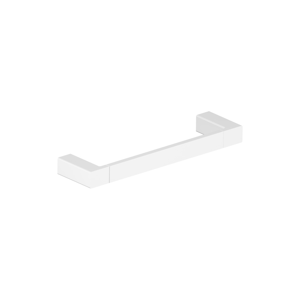 Brass Towel Ring / Mini Towel Bar - 8" | Gloss White
