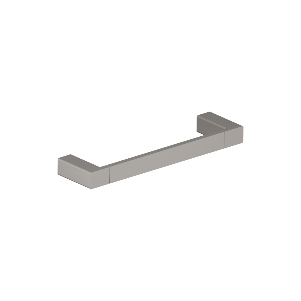 Brass Towel Ring / Mini Towel Bar - 8" | Steel Grey