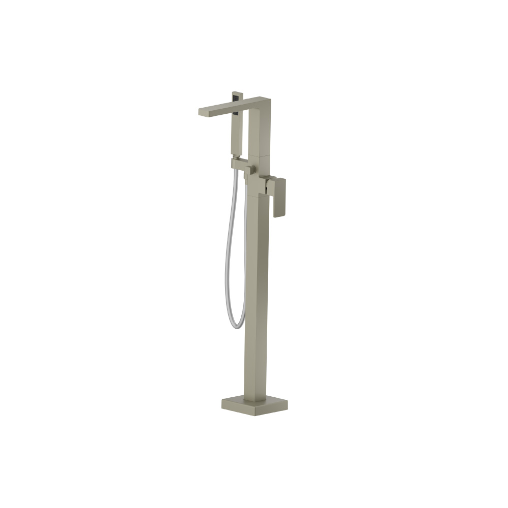 Freestanding Floor Mount Bathtub / Tub Filler With Hand Shower | Light Verde