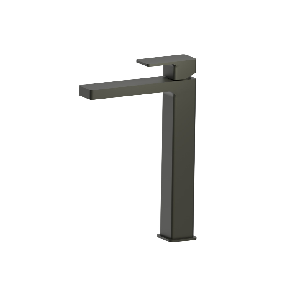 Single Hole Vessel Faucet | Dark Green