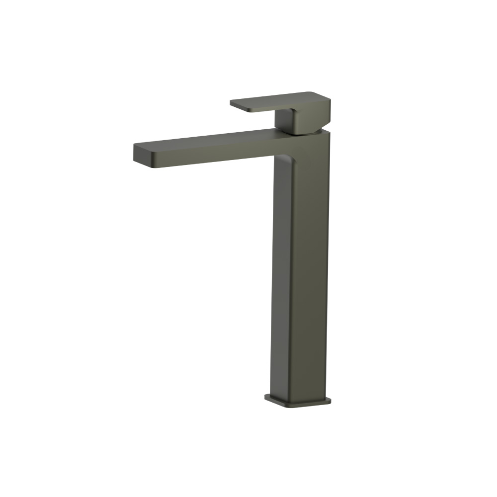 Single Hole Vessel Faucet | Gun Metal Grey