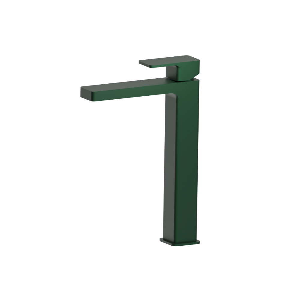 Single Hole Vessel Faucet | Leaf Green