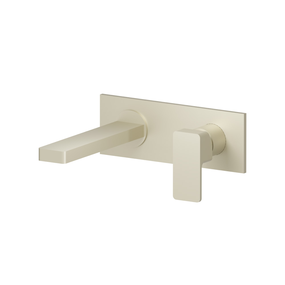 Single Handle Wall Mounted Bathroom Faucet | Light Tan