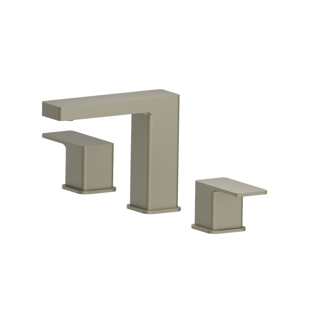 Three Hole 8" Widespread Two Handle Bathroom Faucet | Light Verde