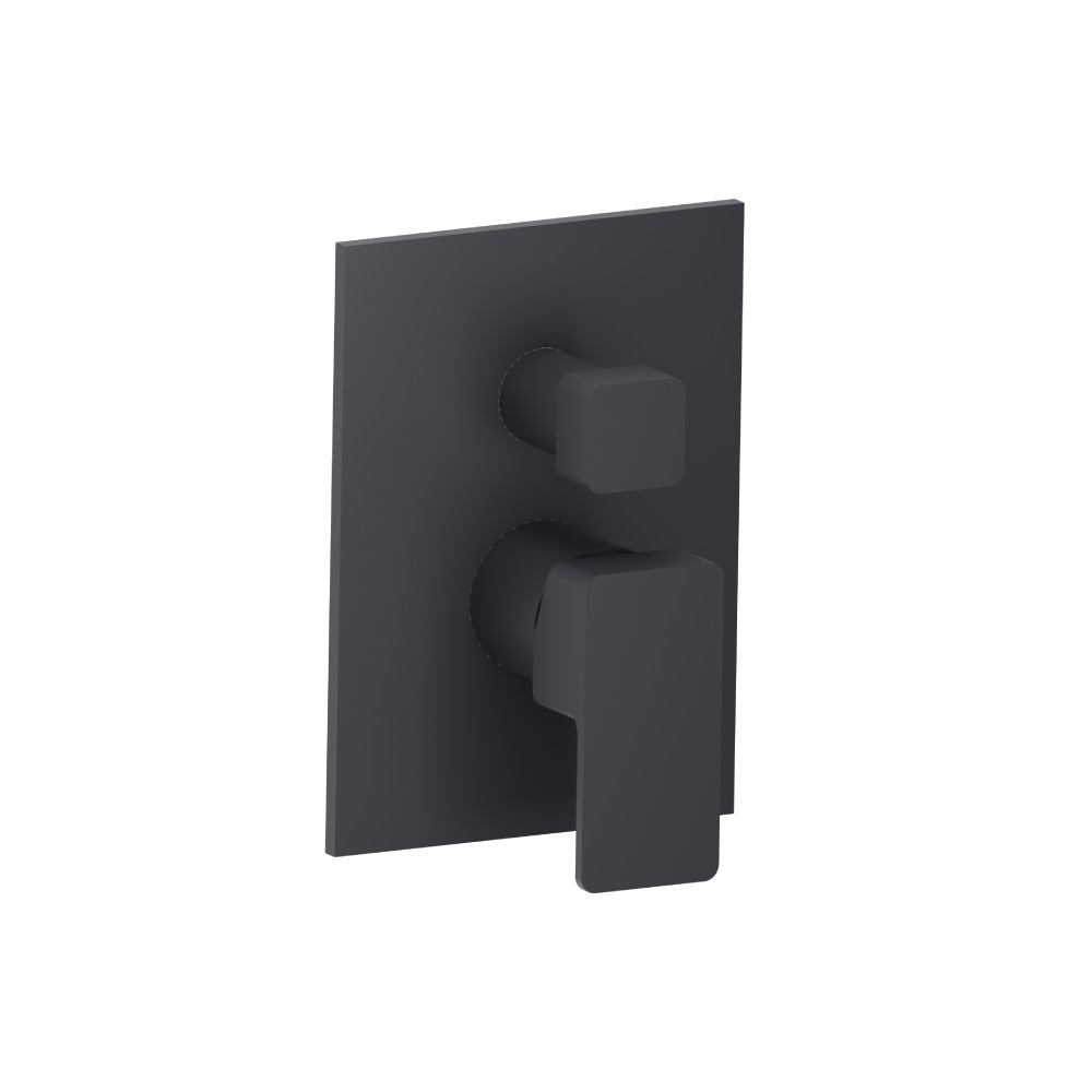 Tub / Shower Trim With Pressure Balance Valve - 2-Output | Dark Grey