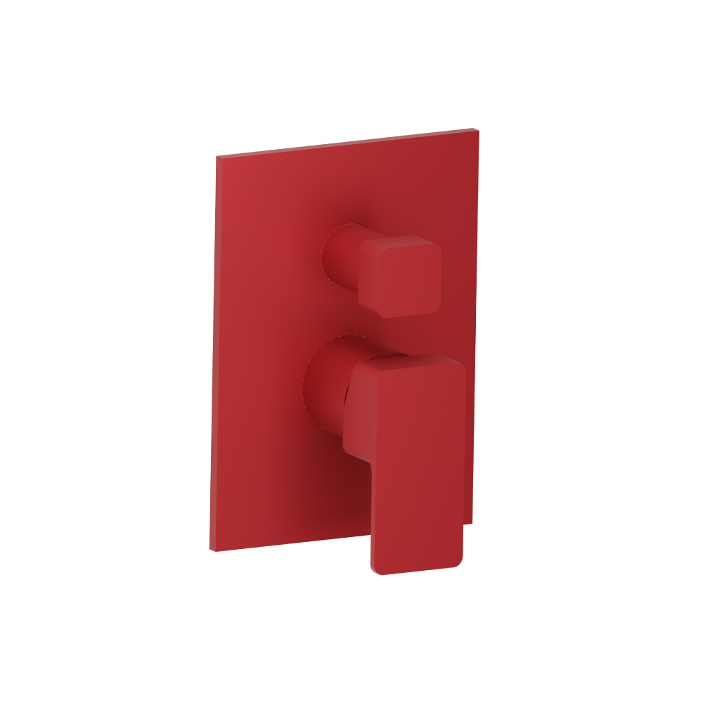 Tub / Shower Trim With Pressure Balance Valve - 2-Output | Deep Red