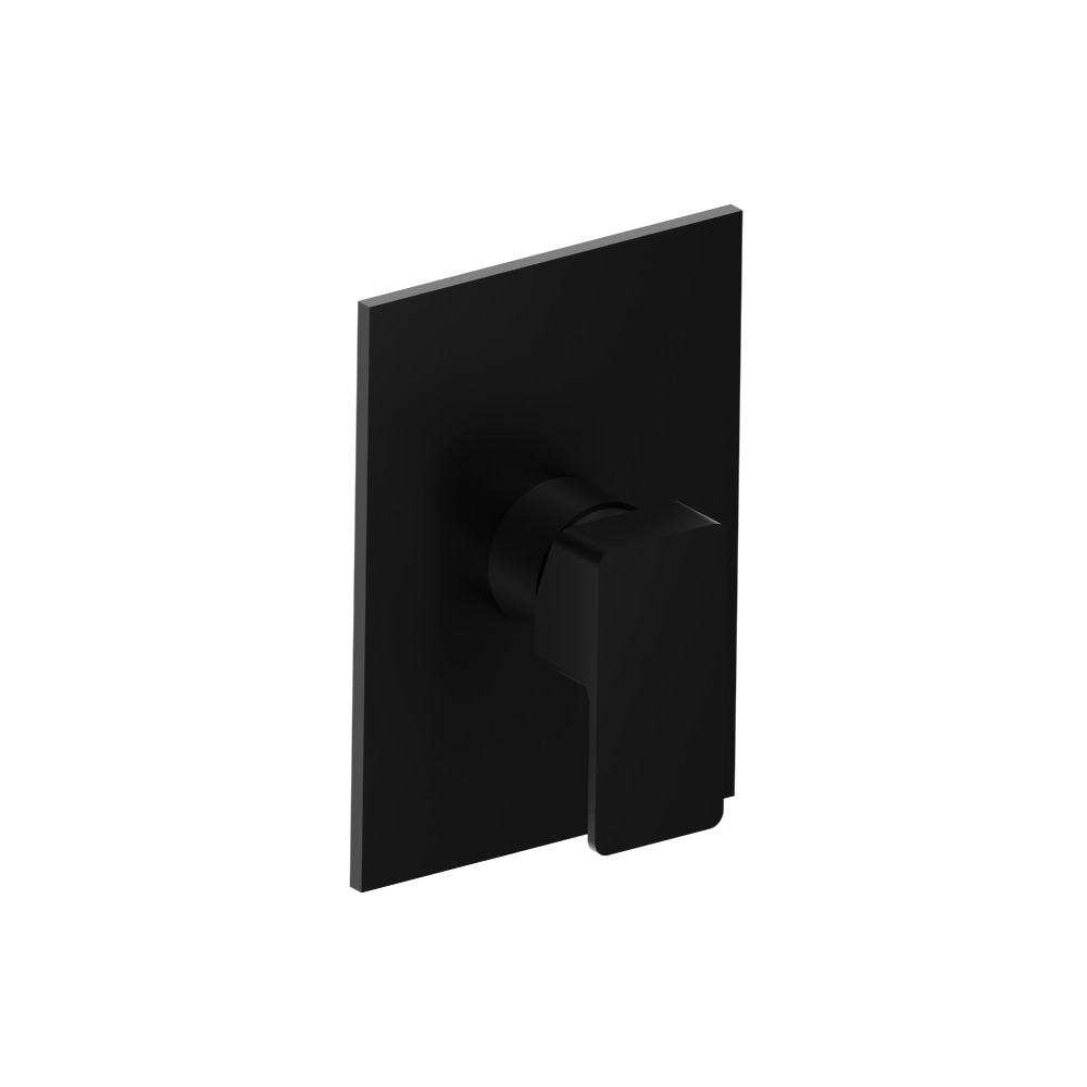 Shower Trim With Pressure Balance Valve | Gloss Black