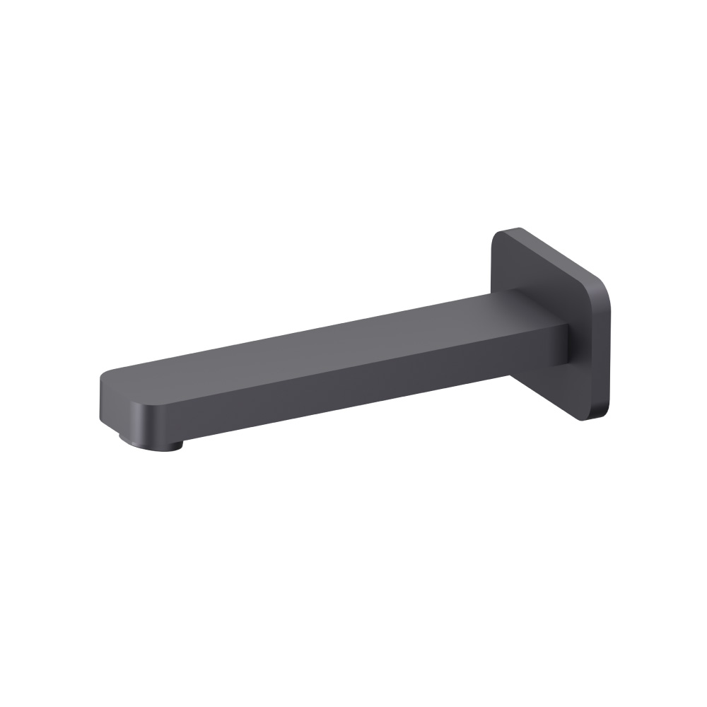 Wall Mount Non Diverting Tub Spout | Dark Grey