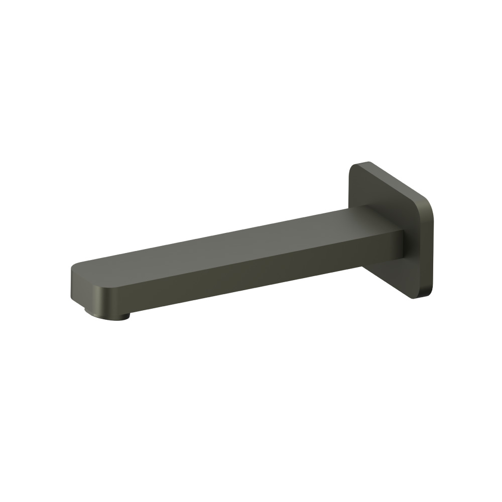 Wall Mount Non Diverting Tub Spout | Dark Green