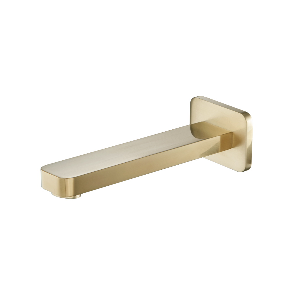 Wall Mount Non Diverting Tub Spout | Satin Brass PVD