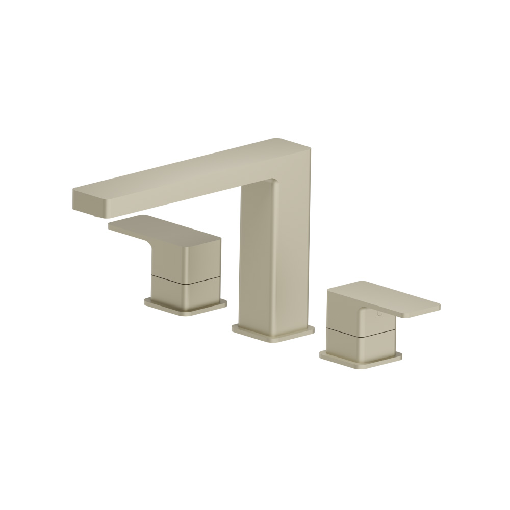 3 Hole Deck Mount Roman Tub Faucet | Light Tan