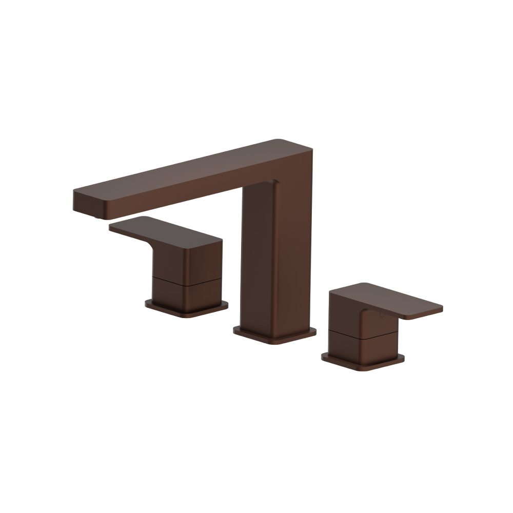 3 Hole Deck Mount Roman Tub Faucet | Vortex Brown