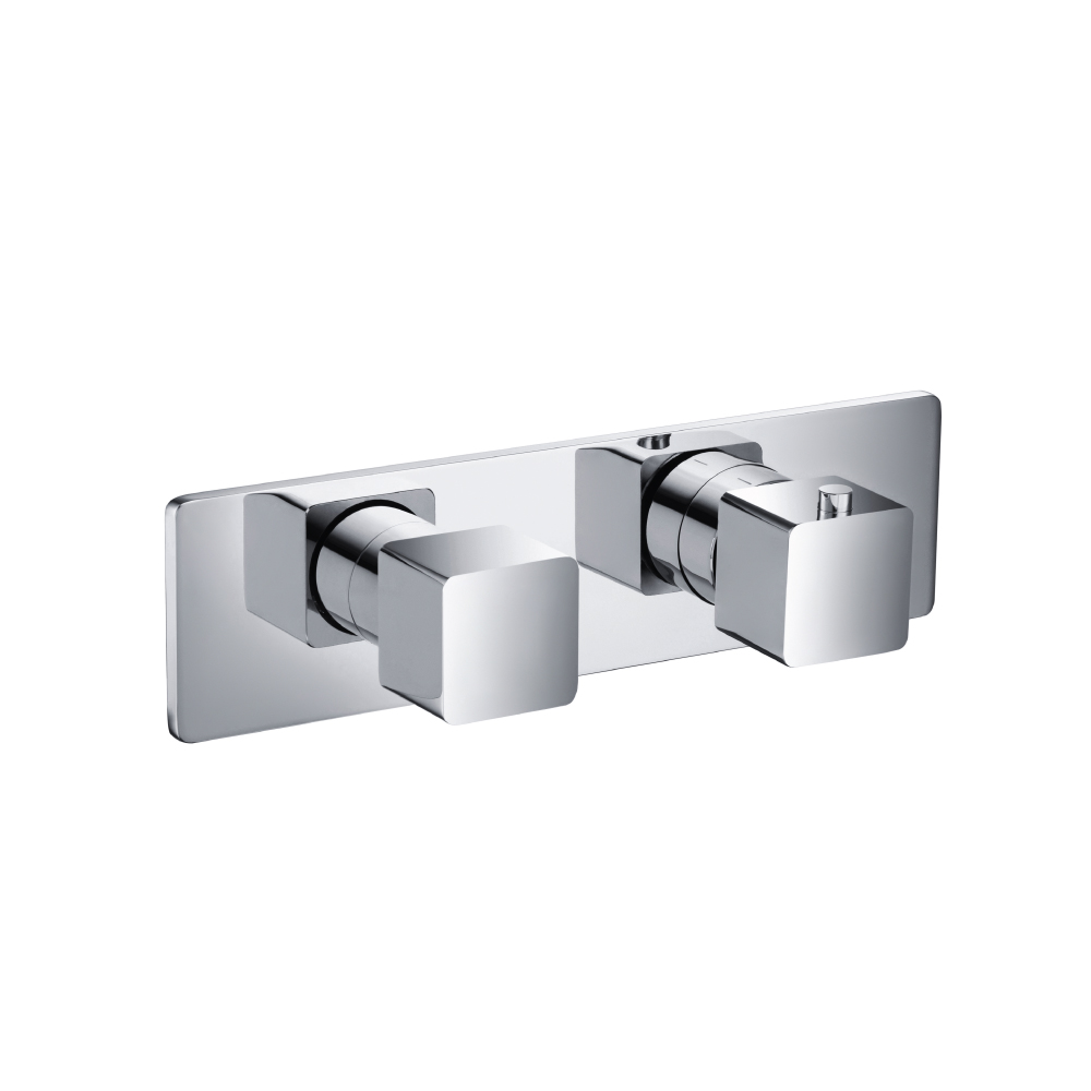 3/4" Horizontal Thermostatic Shower Valve % Trim - 1 Ouptut | Chrome