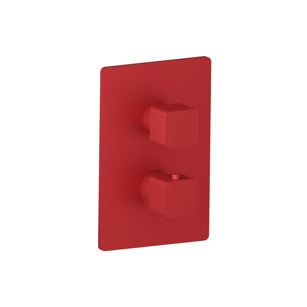 3/4" Thermostatic Shower Valve & Trim - 1 Output | Deep Red