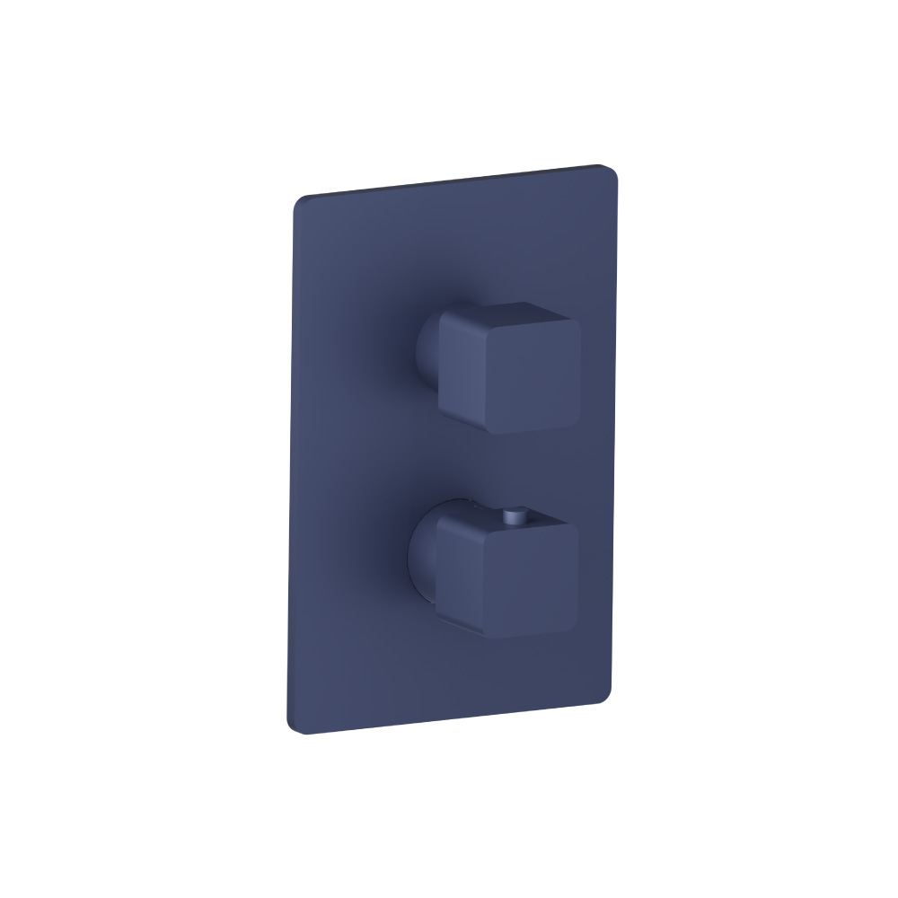 3/4" Thermostatic Shower Valve & Trim - 1 Output | Navy Blue