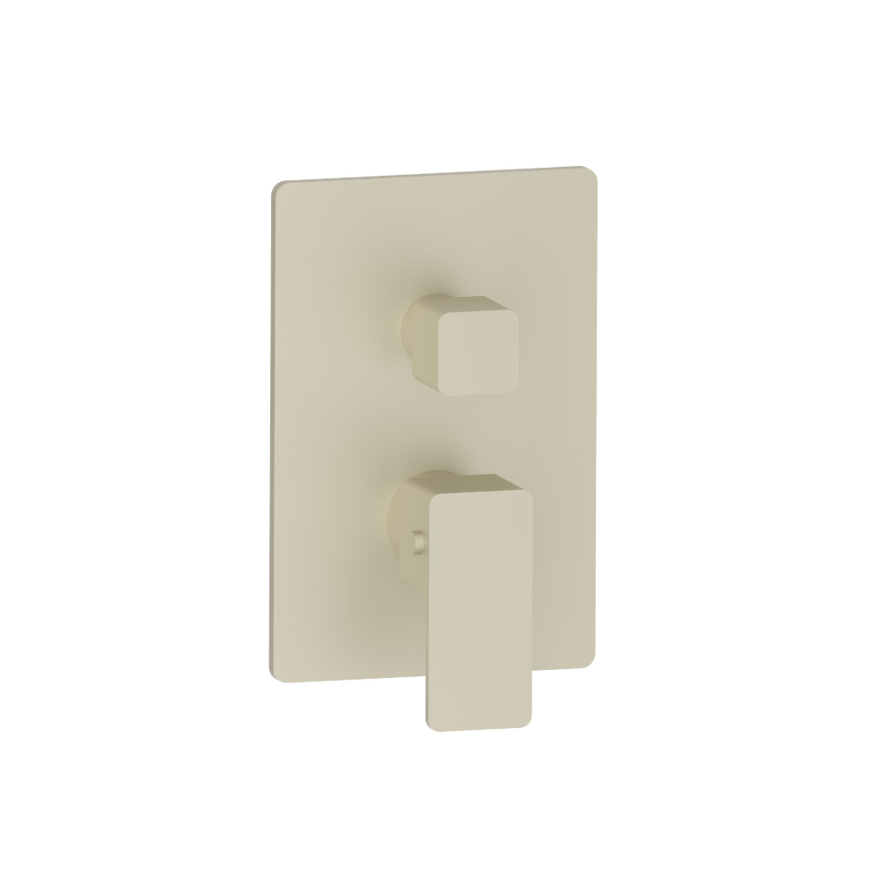 3/4" Thermostatic Shower Valve With Trim - 1 Output | Light Tan