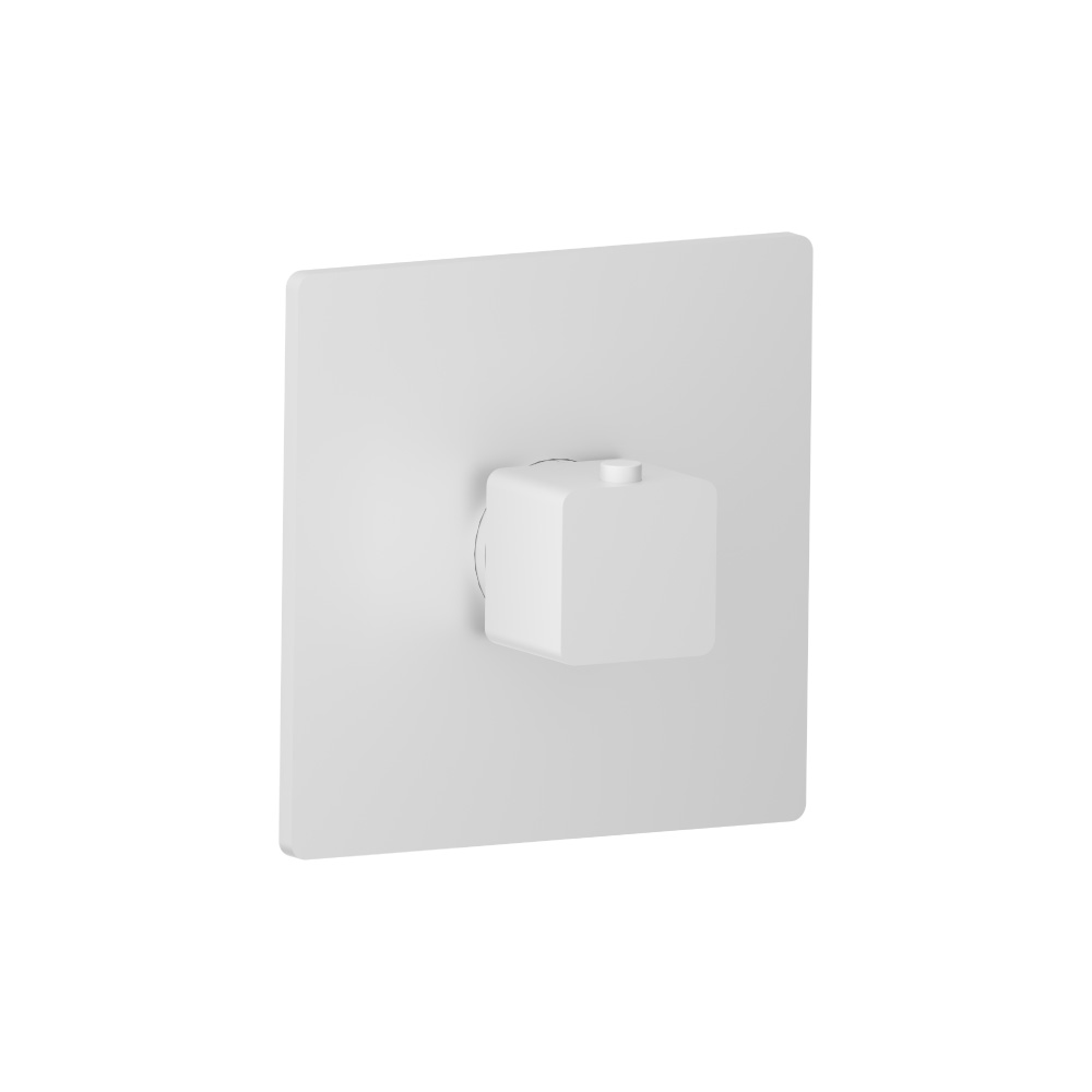 3/4" Thermostatic Valve With Trim | Gloss White