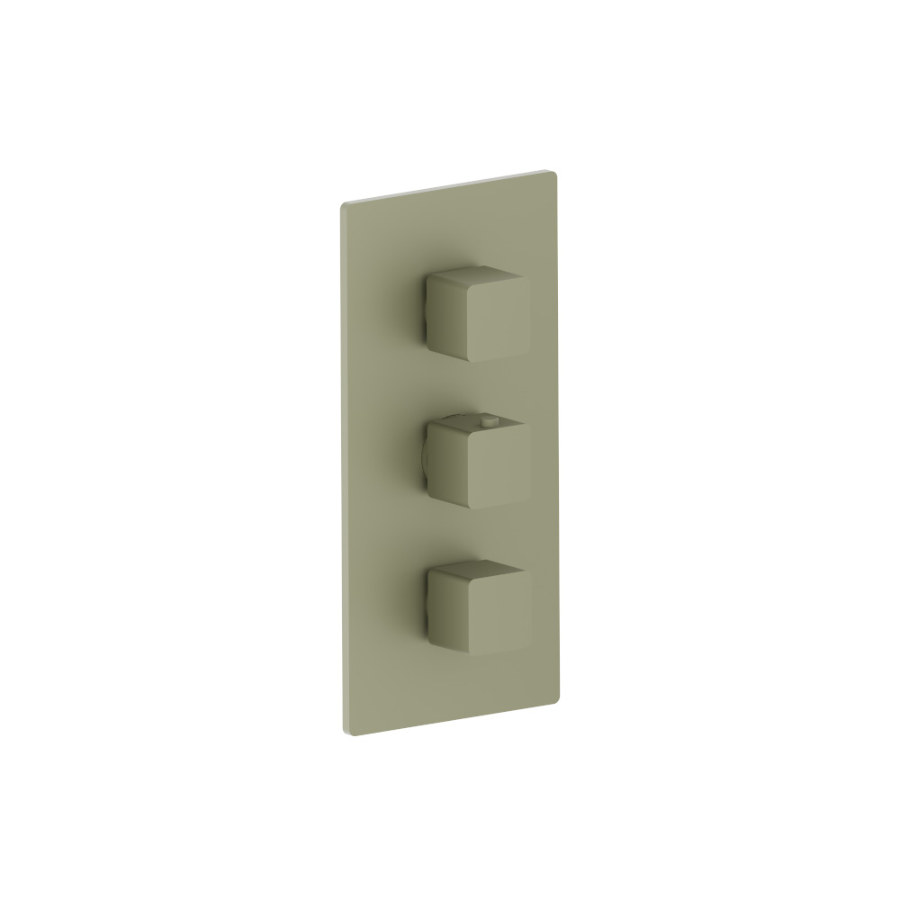 3/4" Thermostatic Valve and Trim - 2 Outputs | Army Green