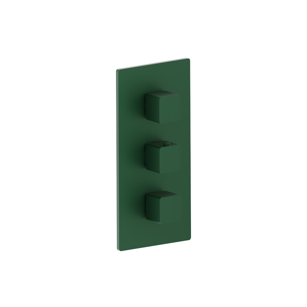 3/4" Thermostatic Valve and Trim - 2 Outputs | Leaf Green