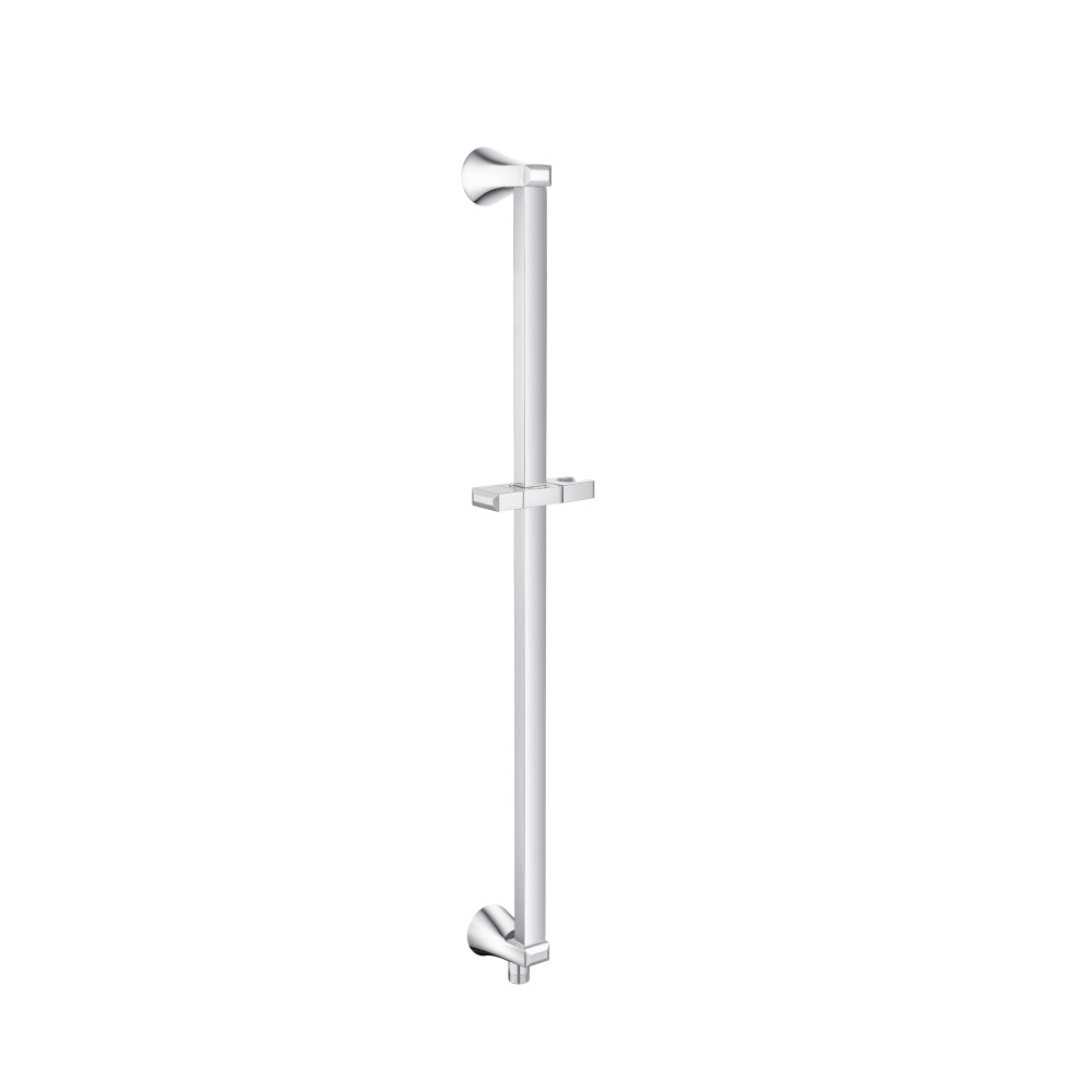 Shower Slide Bar With Integrated Wall Elbow | Chrome