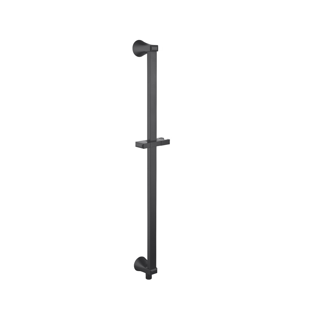 Shower Slide Bar With Integrated Wall Elbow | Matte Black