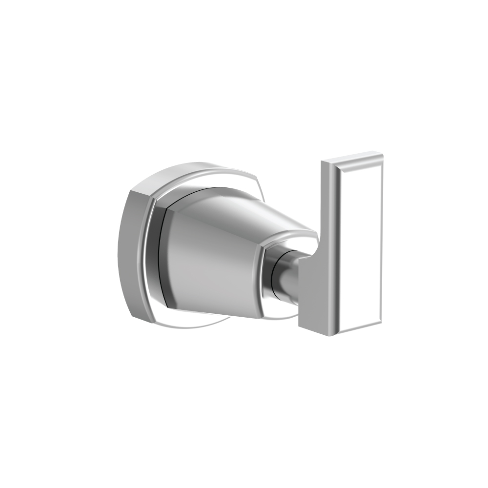 Brass Bathroom Towel / Robe Hook | Polished Nickel PVD