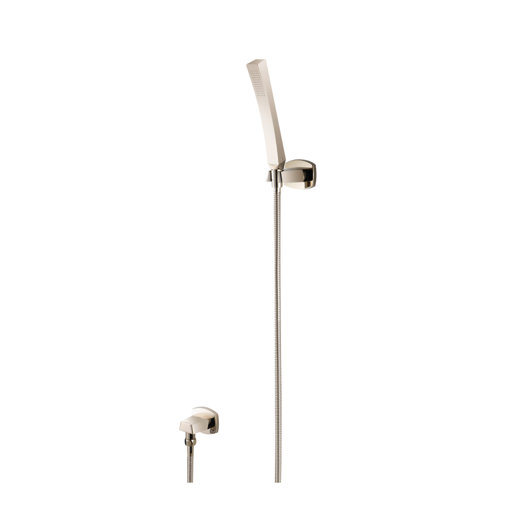 Hand Shower Set With Wall Elbow, Holder and Hose | Polished Nickel PVD