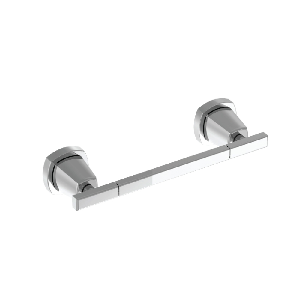 Brass Towel Ring / Mini Towel Bar - 8" | Chrome
