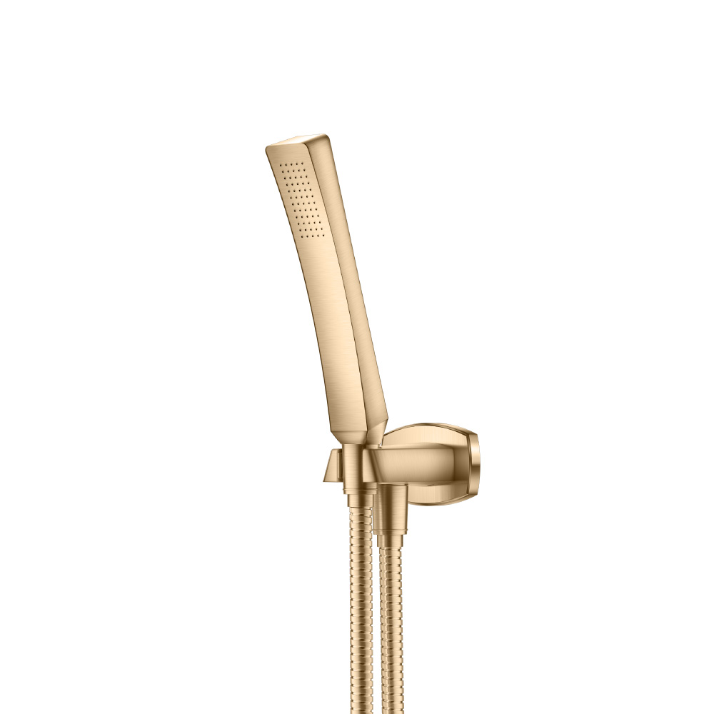 Hand Shower Set With Wall Elbow, Holder and Hose | Brushed Bronze PVD