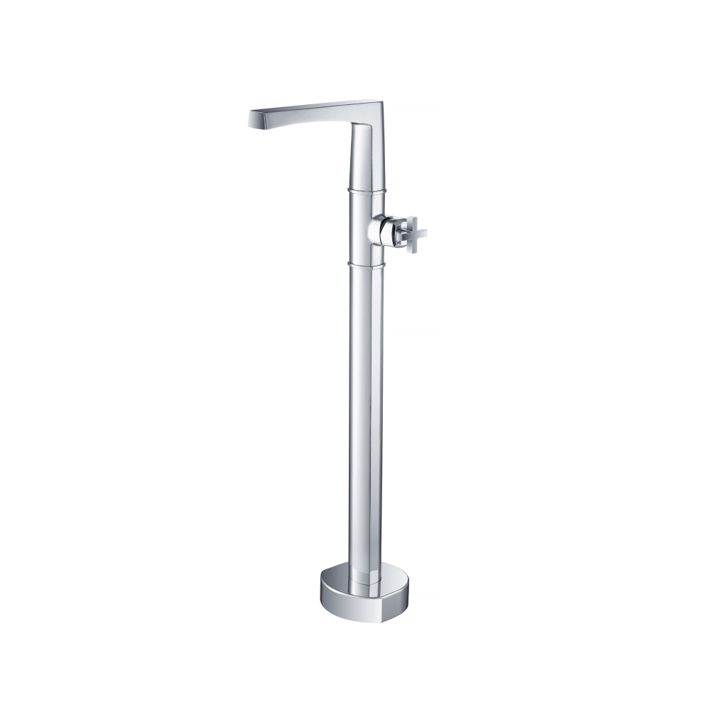 Freestanding Floor Mount Bathtub / Tub Filler | Chrome