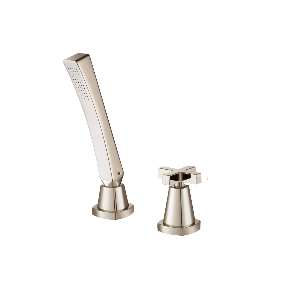 Deck Diverter With Holder & Hose | Polished Nickel PVD