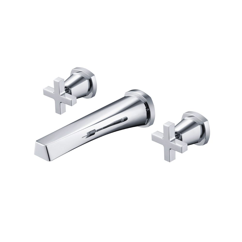 Trim For Two Handle Wall Mounted Bathroom Faucet | Chrome