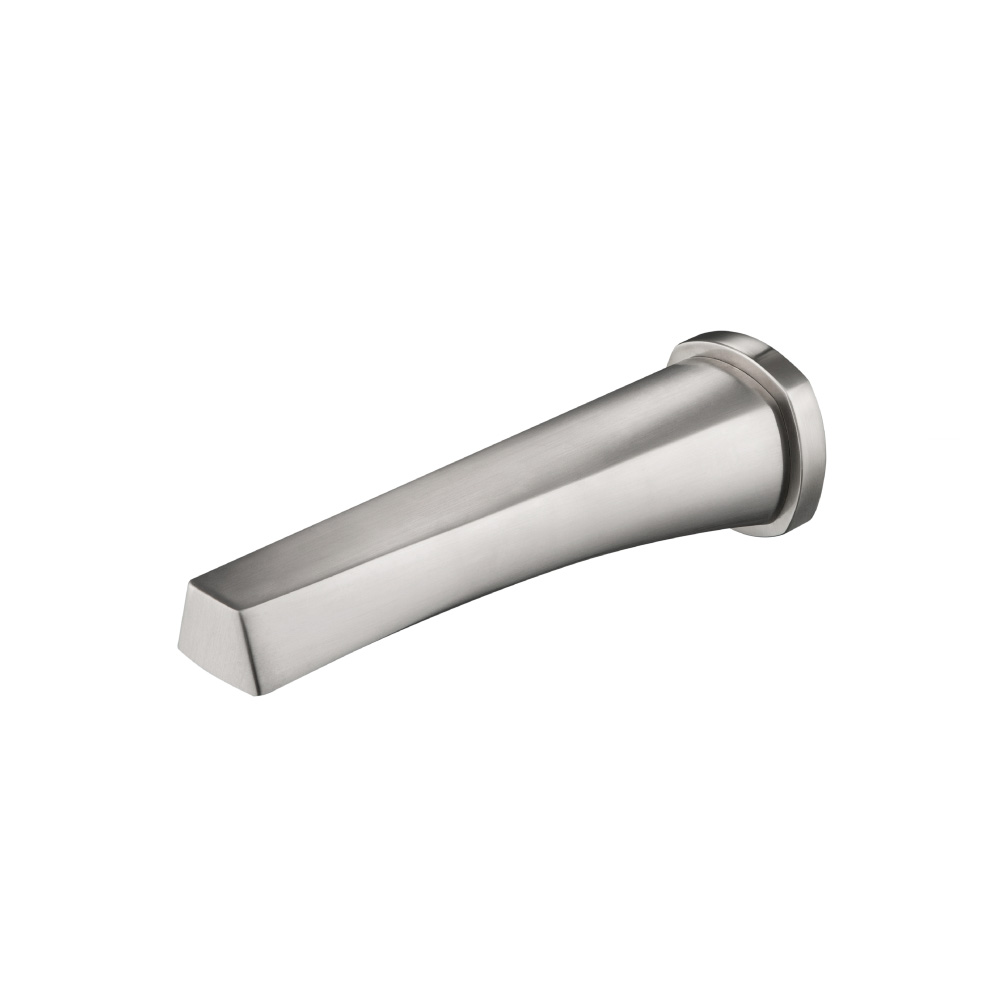 Wall Mount Non Diverting Tub Spout | Brushed Nickel PVD