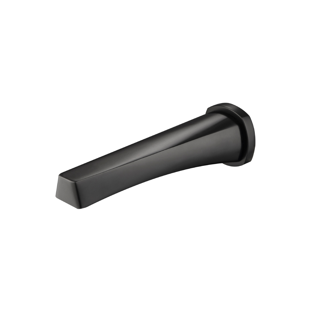 Wall Mount Non Diverting Tub Spout | Matte Black