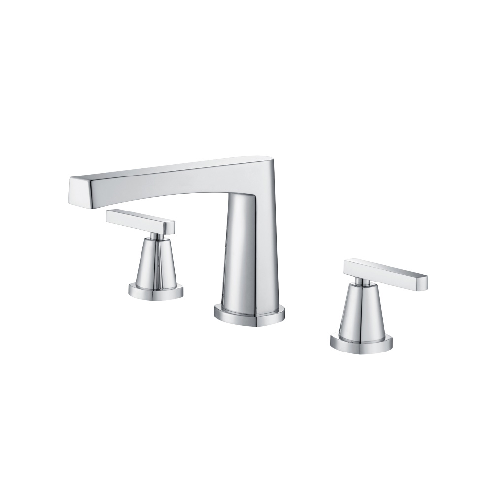 3 Hole Deck Mount Roman Tub Faucet | Chrome