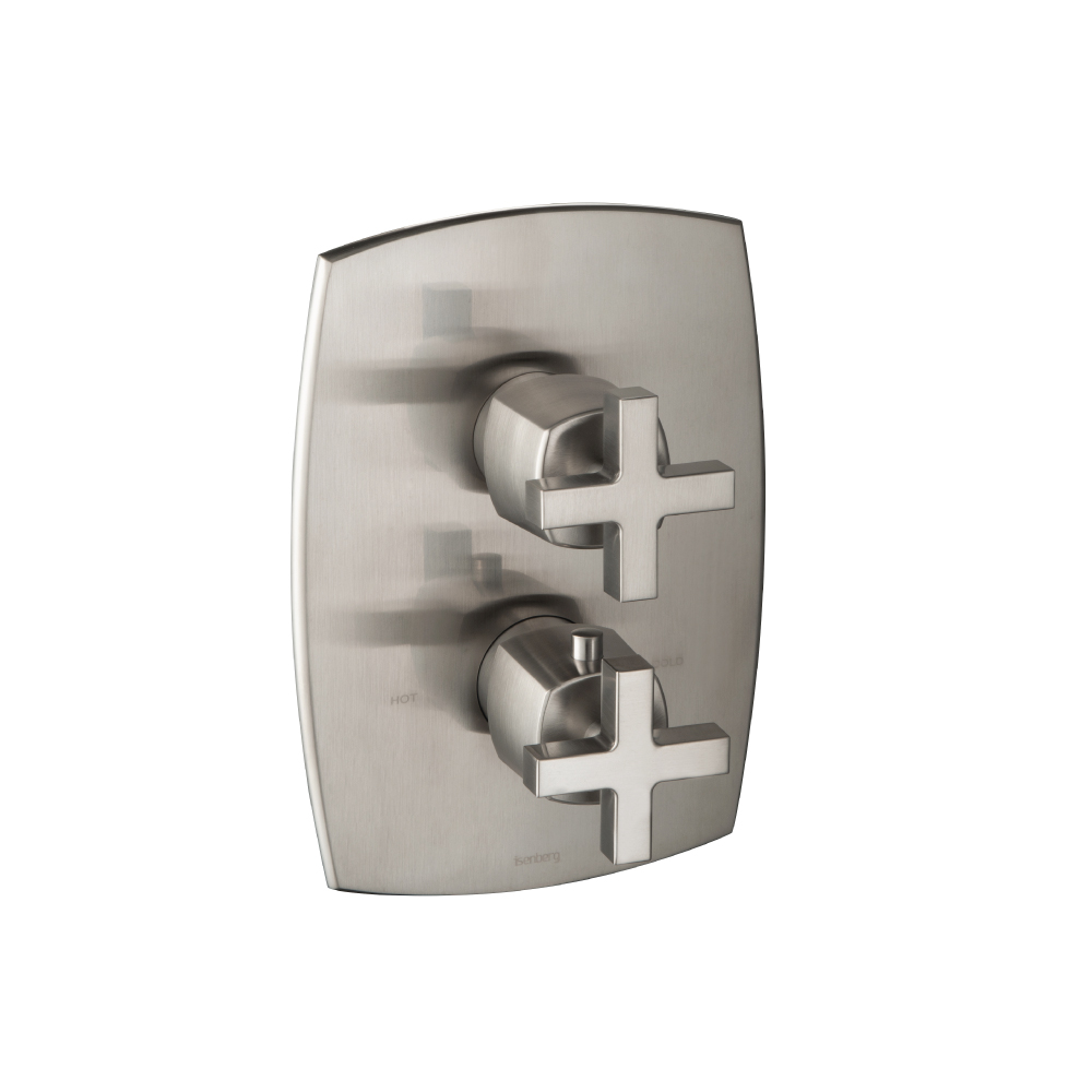 3/4 " Thermostatic Valve & Trim - With 2-Way Diverter - 2 Output | Brushed Nickel PVD