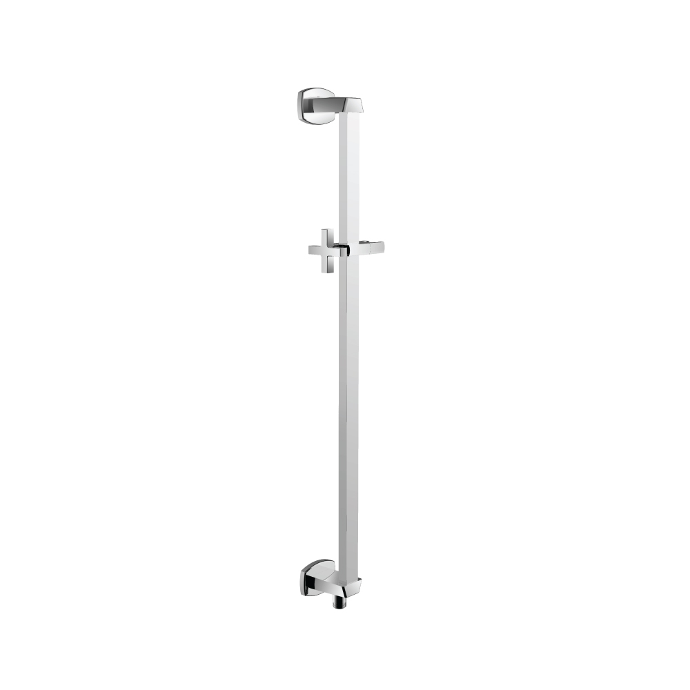 Shower Slide Bar With Integrated Wall Elbow | Chrome