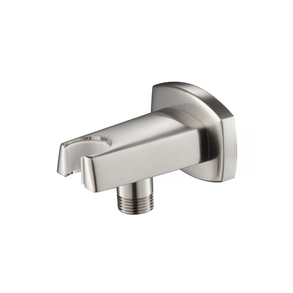 Wall Elbow With Holder Combo | Brushed Nickel PVD