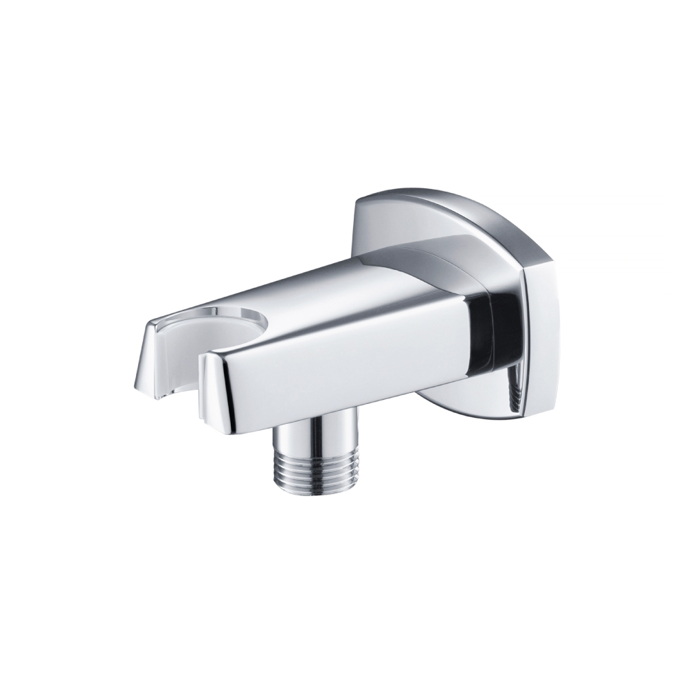 Wall Elbow With Holder Combo | Chrome