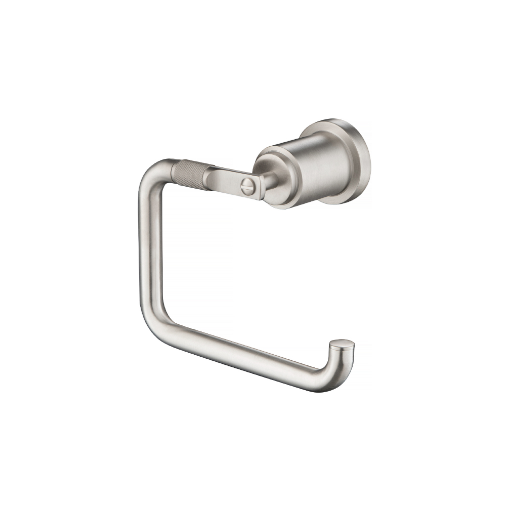 Brass Toilet Paper Holder | Brushed Nickel PVD