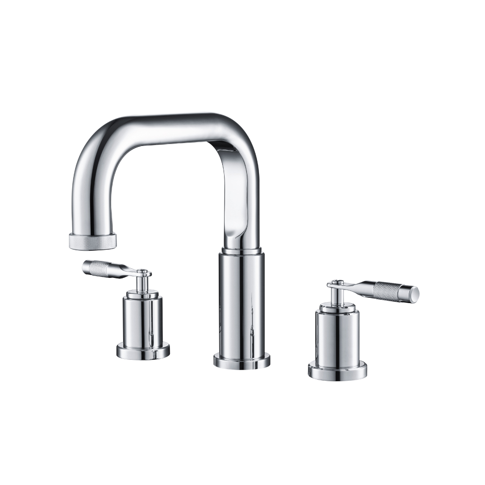 3 Hole Deck Mount Roman Tub Faucet | Chrome