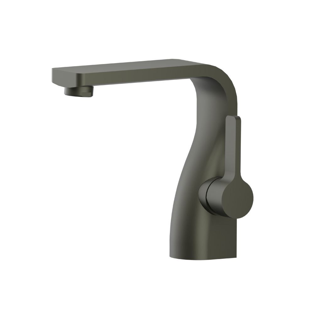 Single Hole Bathroom Faucet | Dark Green