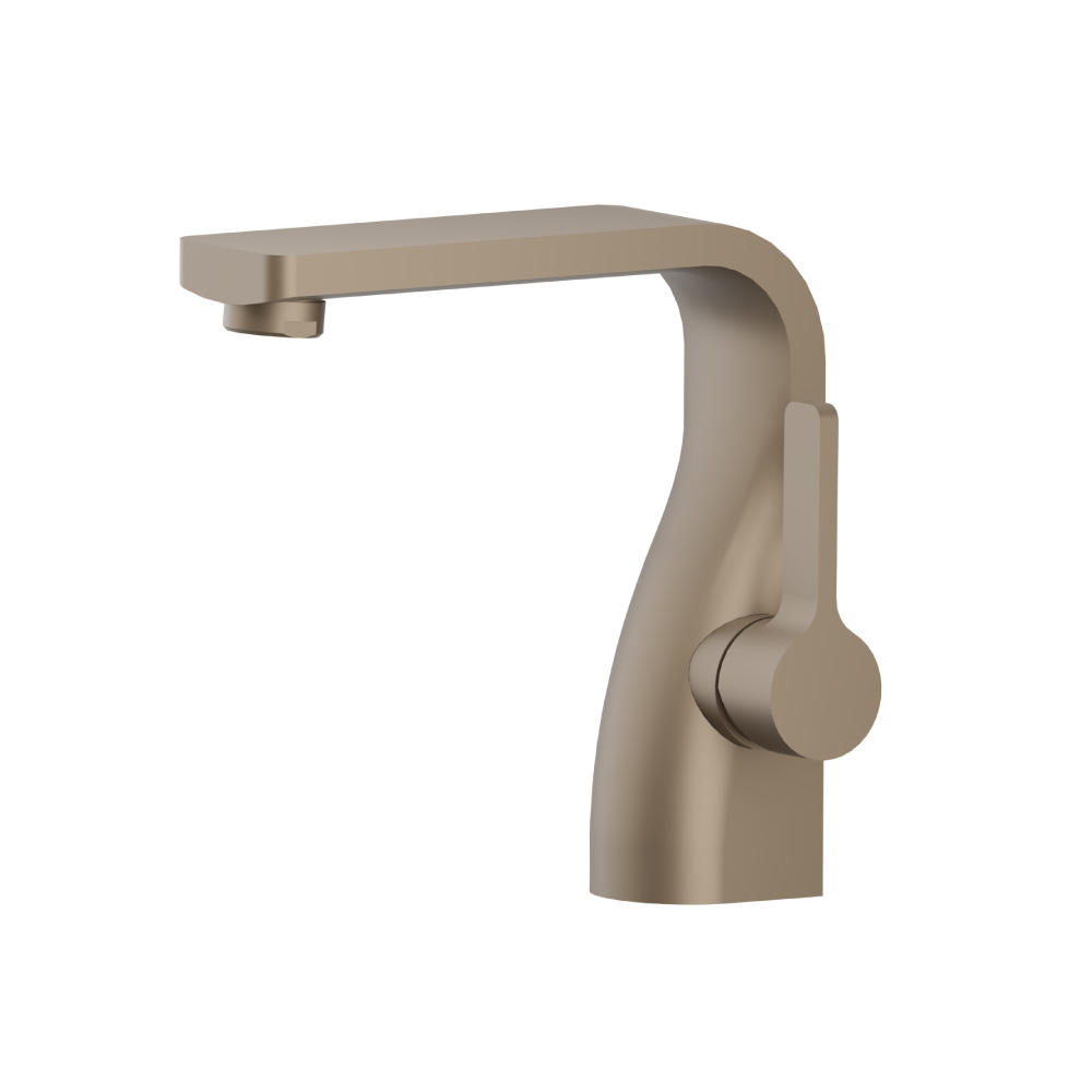 Single Hole Bathroom Faucet | Dark Tan