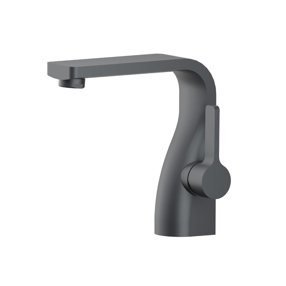 Single Hole Bathroom Faucet | Rock Grey