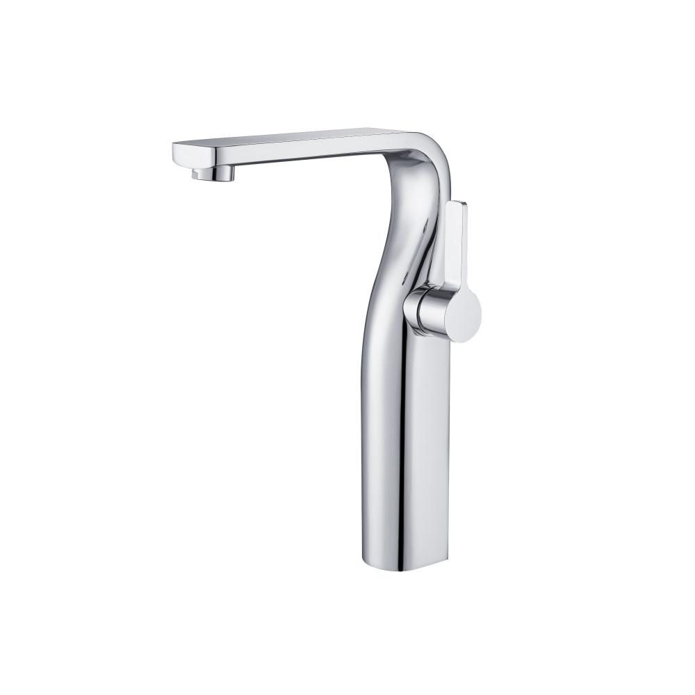 Single Hole Vessel Faucet | Brushed Nickel PVD