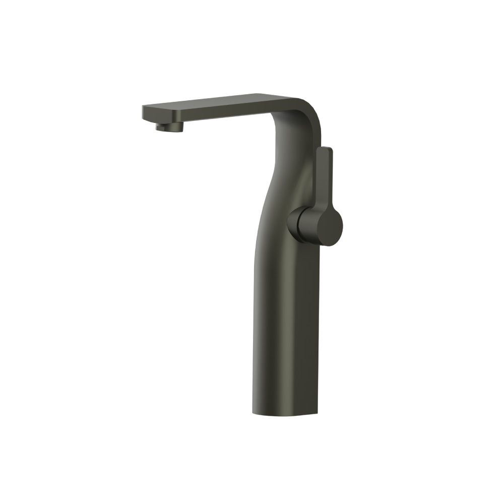 Single Hole Vessel Faucet | Dark Green